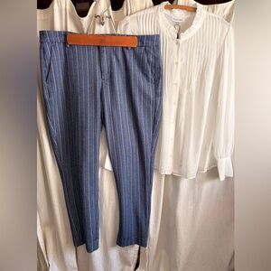 Liverpool Blue Striped Pants